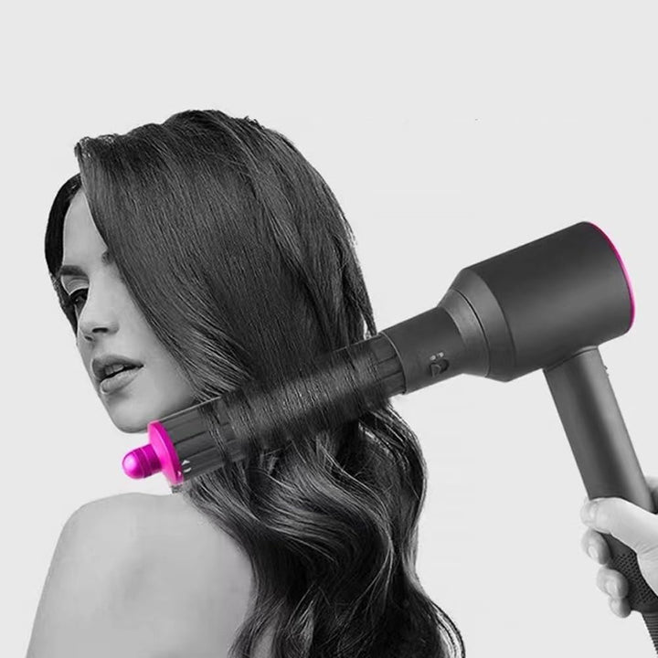 2-in-1-Lockenstab-Set für langes Haar – 40-mm-Aufsätze für Haartrockner, vielseitige Styling-Tools f