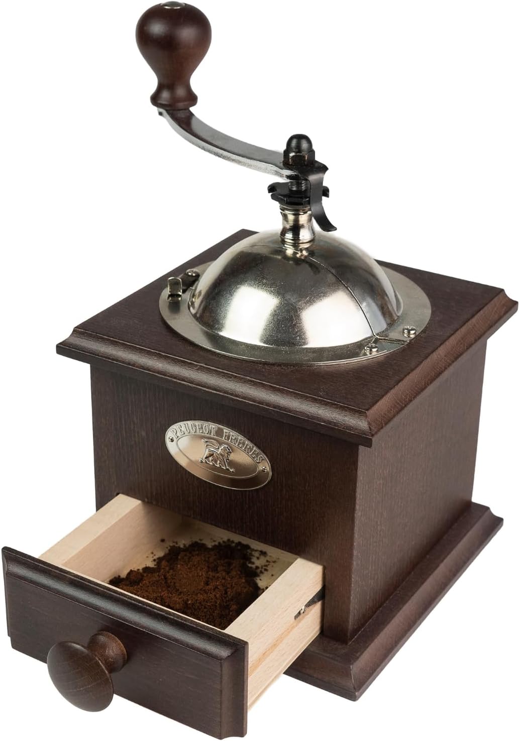 Peugeot 841-1 Kaffeemühle Nostalgie, 21 cm, Dunkelbraun, Brau