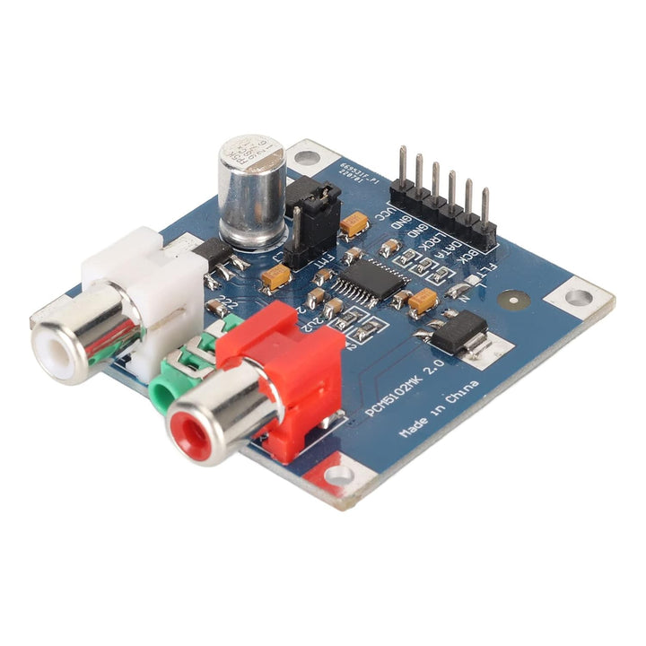 DAC Decoder Board I2S, 32bit 384K Digital-Audio-Modul mit 3,5mm Kopfhörerausgang für Stereoverstärke