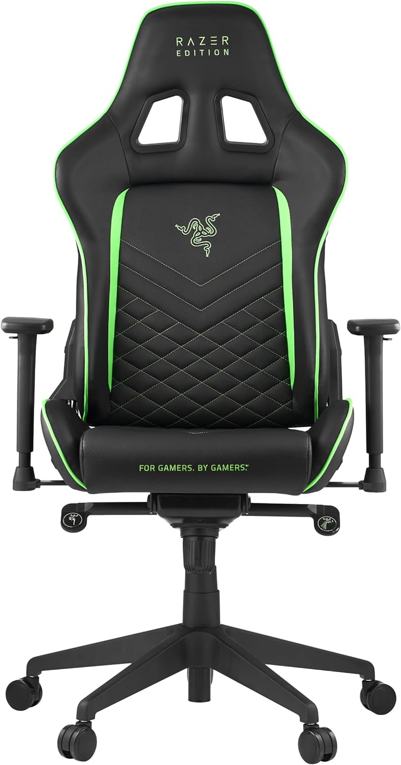 Razer TAROK PRO - Razer Edition Gaming Chair by Zen Gaming Stuhl, Schwarz/Grün, RZ.CD.TK.03.RT, 70 x