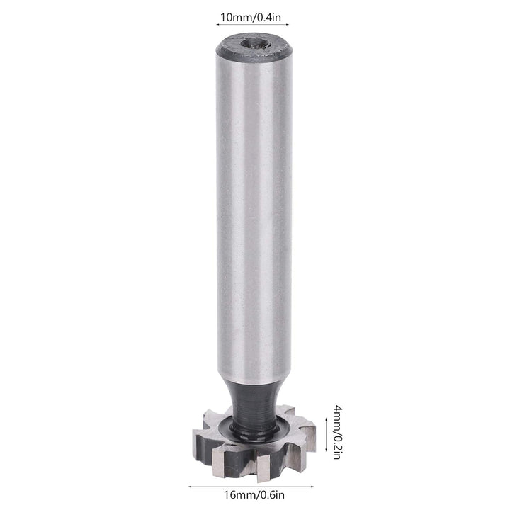 T-Nut-Fräser HSS Metrischer T-Spur-Nutfräser Zum Fräsen von Stahl, Aluminium, Kupfer und Eisen