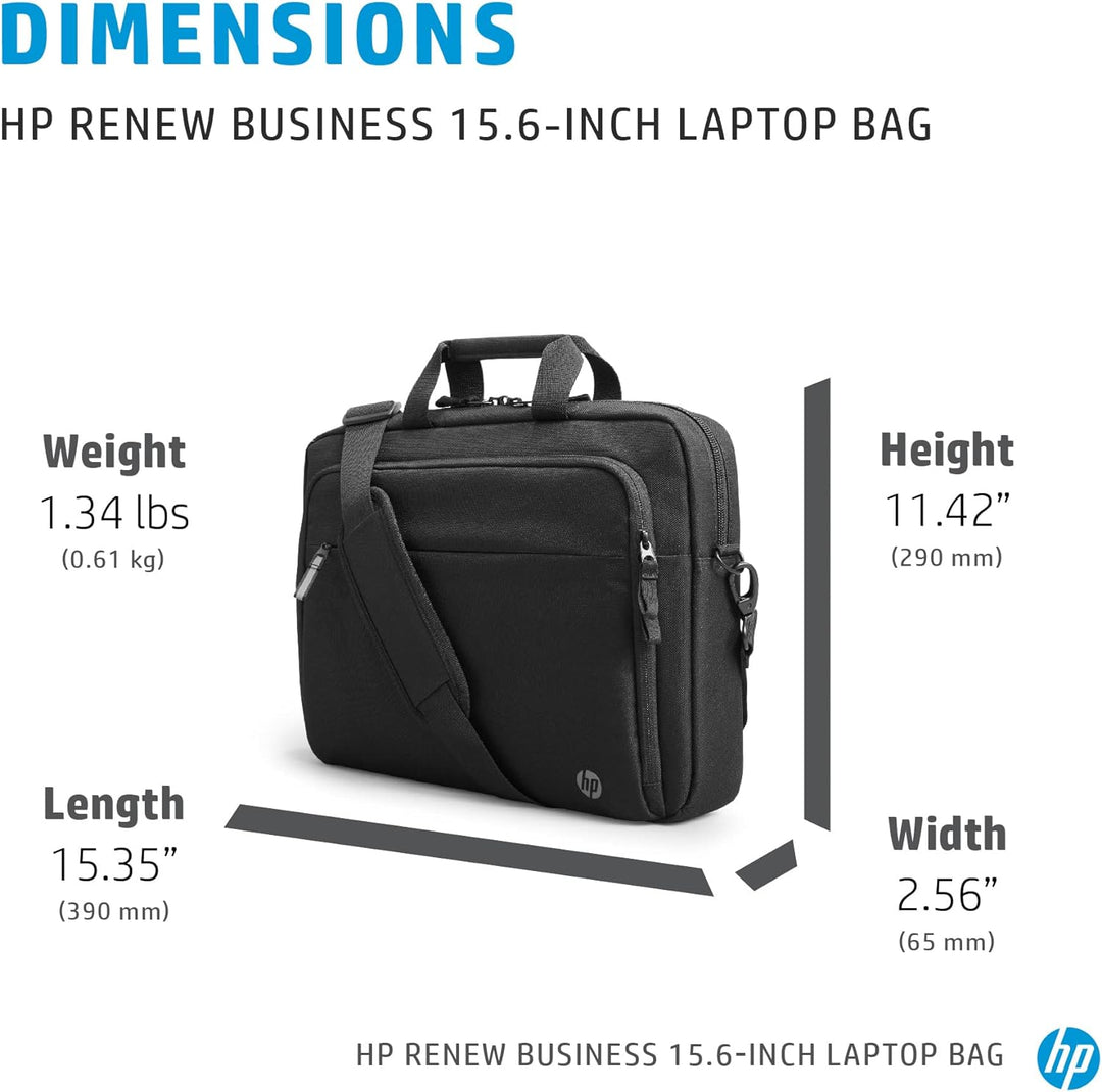 HP Renew Business 15,6 Zoll Laptop-Tasche, Schwarz