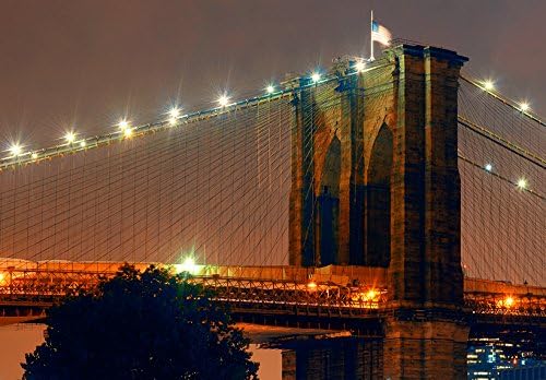 murando - Wandbilder XXL New York 120x40 cm 1 tlg - Wand Deko Vlies Leinwand Bilder Gross Wanddeko W