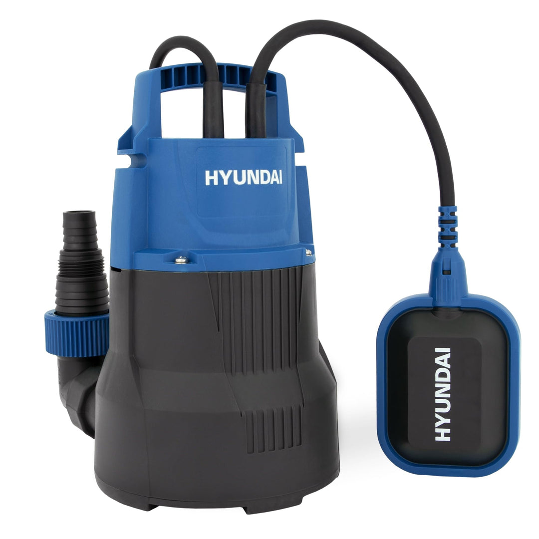 HYUNDAI Klarwasser-Tauchpumpe TP40009C | flachsaugend | 400 W, Fördermenge 9.000 l/h, | Eintauchtief