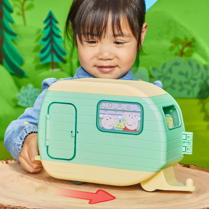 Peppa Pig Peppas Wohnanhänger Spielset, Rosa