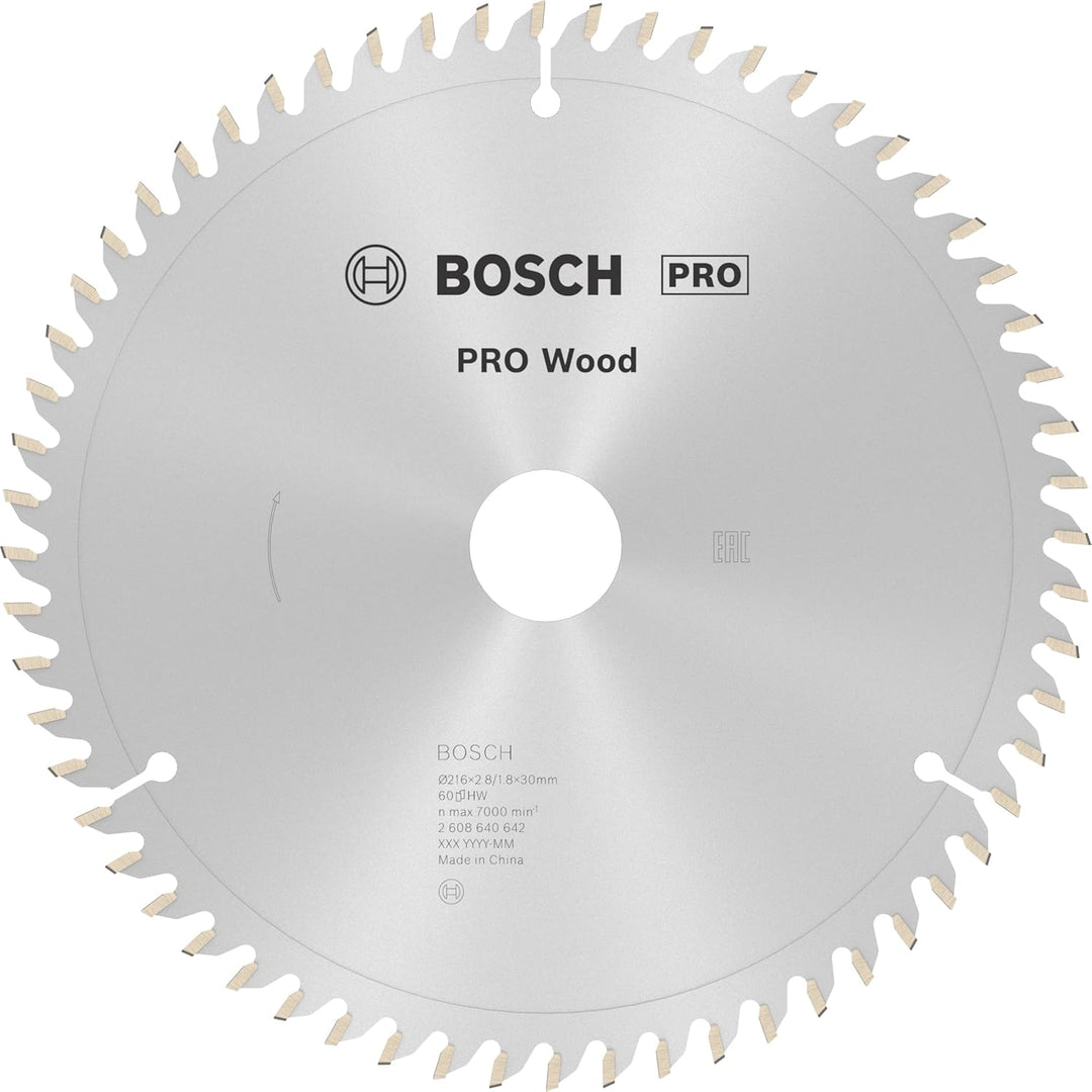 Bosch Accessories Bosch Professional 1x Kreissägeblatt Optiline Wood (Sägeblatt für Holz, Ø 216 x 30