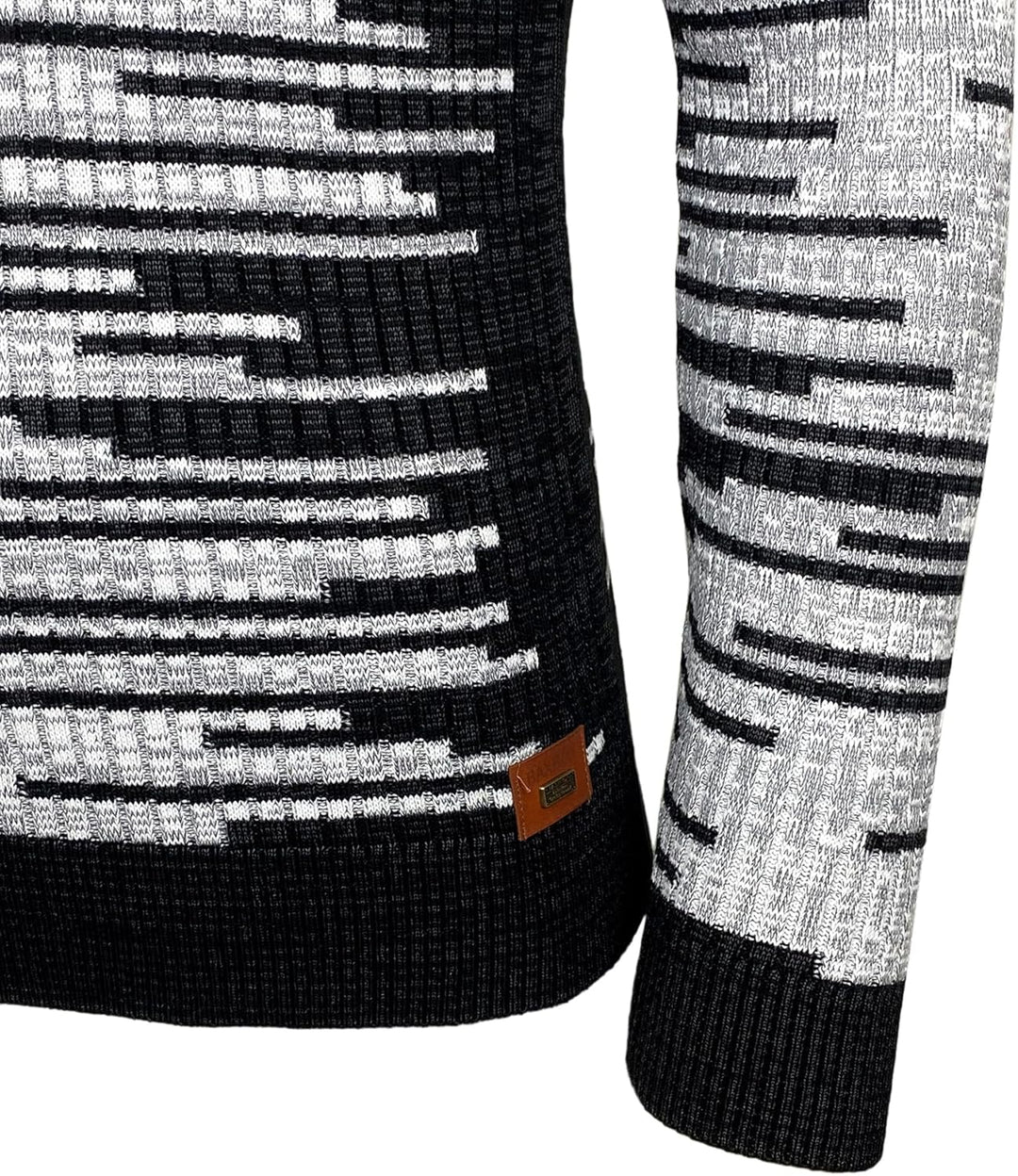 Baxboy Herren Strick-Pullover Rundhals | Männer Winter-Pullover |stylischer Herren Strick-Pulli | Wa