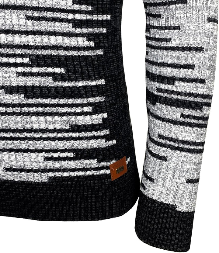 Baxboy Herren Strick-Pullover Rundhals | Männer Winter-Pullover |stylischer Herren Strick-Pulli | Wa