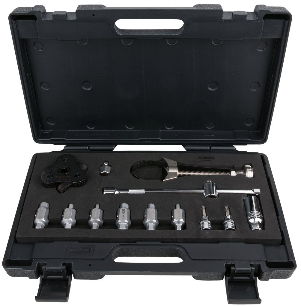 KS Tools 150.9300 Ölablassschrauben- und Ölfilter-Satz, 13-tlg.