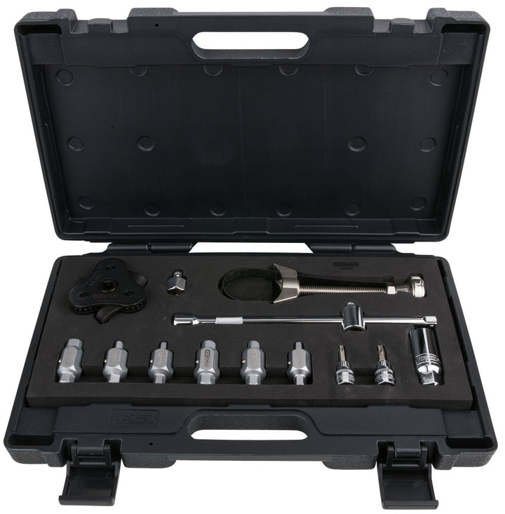 KS Tools 150.9300 Ölablassschrauben- und Ölfilter-Satz, 13-tlg.
