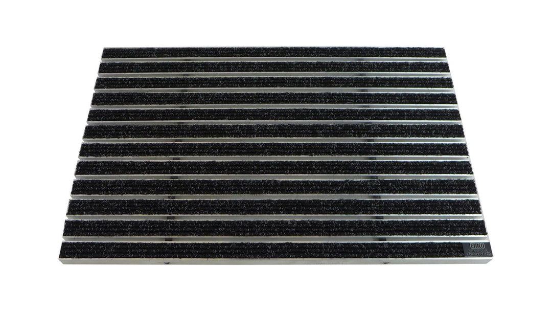 EMCO Eingangsmatte DIPLOMAT Rips anthrazit 12mm Fussmatte Schmutzfangmatte Fussabtreter Antirutschma