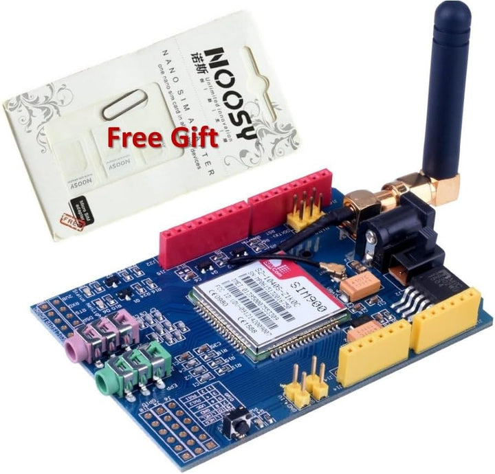 2 Stück SIM900 GPRS/GSM Shield Development Board Quad Band Module mit Antenne + Geschenk