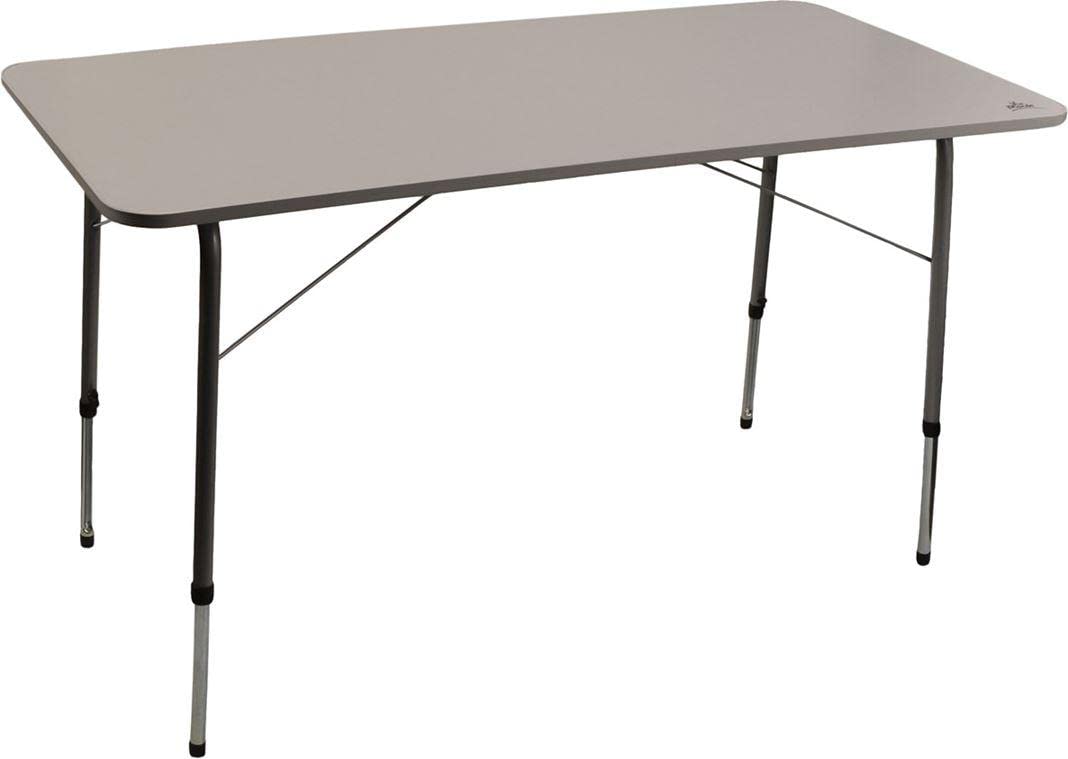 McCamping EIK Campingtisch Klapptisch Garten Terrasse Outdoor 120x60cm grau