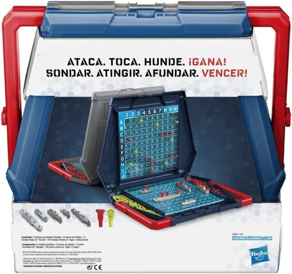 Hasbro Gaming Klassisches Brettspiel, Strategiespiel ab 7 Jahren, lustiges Kinderspiel für 2 Spieler