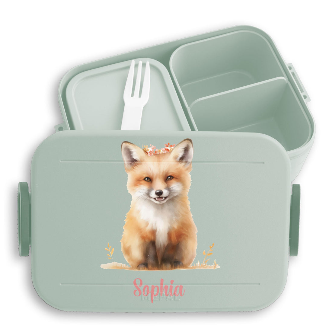 Bento Box Midi Lunchbox Mepal Bentobox - Fuchs - Niedliche Fuchs-Brotdose für Kinder | Auslaufsicher