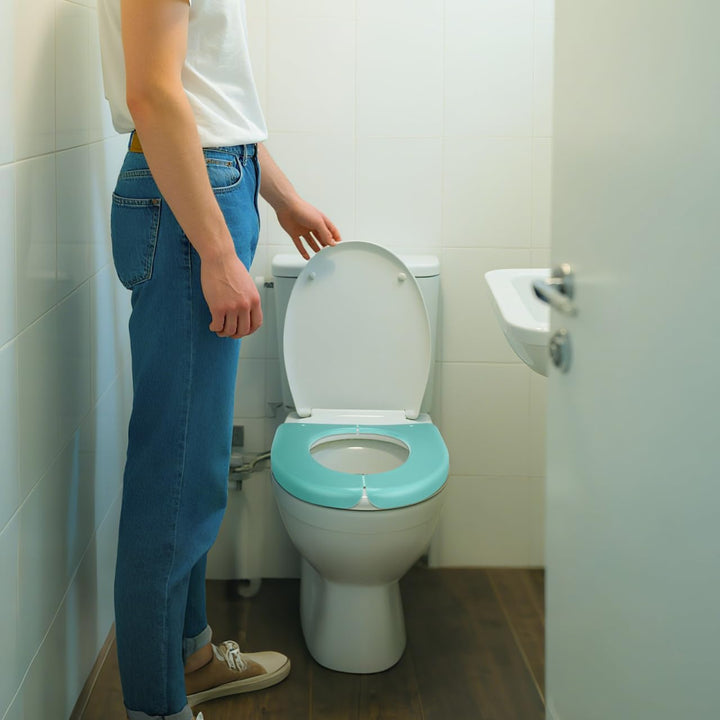 Faltbarer Toilettensitz,Tragbar Reise Wc Sitz Toilettensitz für Unterwegs Tragbar Und Klappbar für R