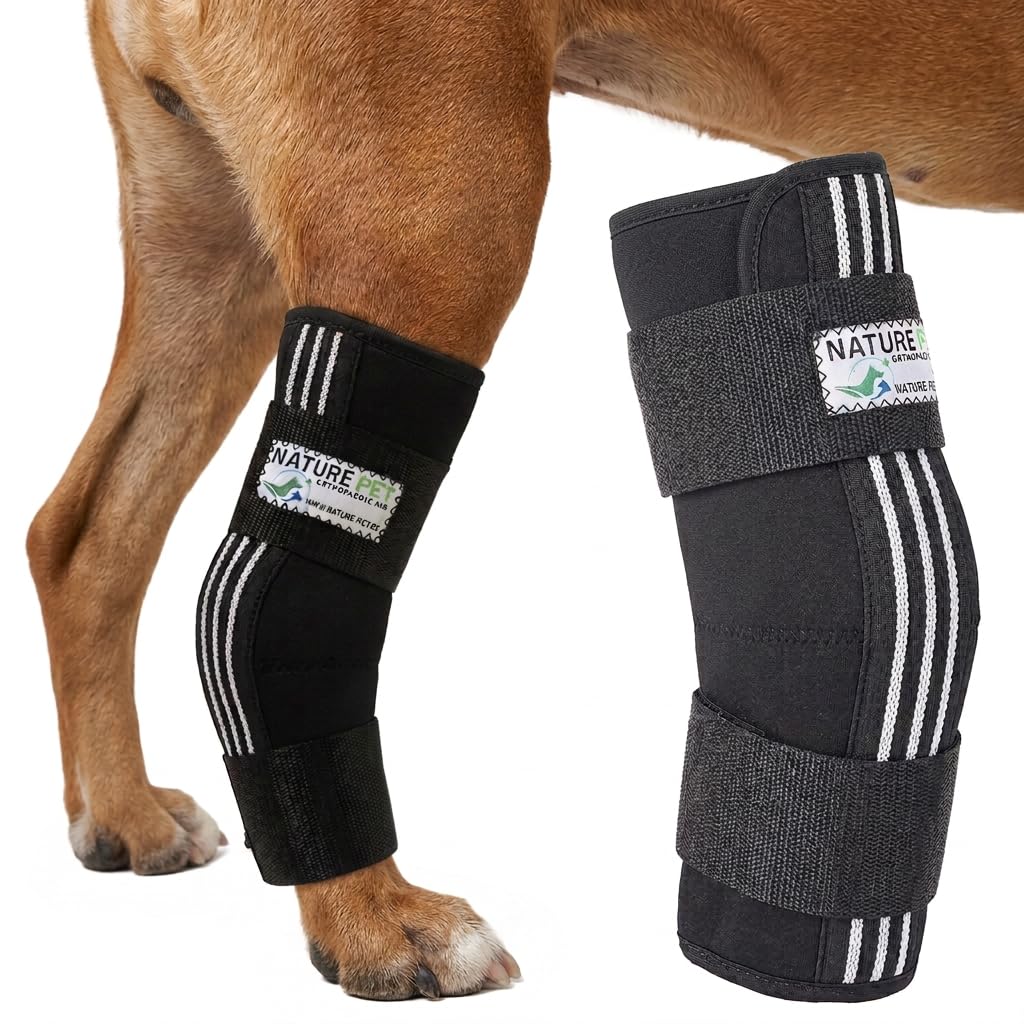 Nature Pet Tarsal- / Sprunggelenk Schutz Bandage 135° Winkel für Hunde (L 7) 7 L, 7 L