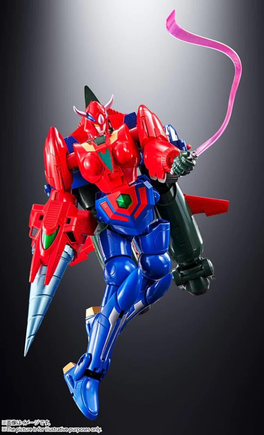 BANDAI 194467 Getter Robot Go, 18 cm, Mehrfarbig