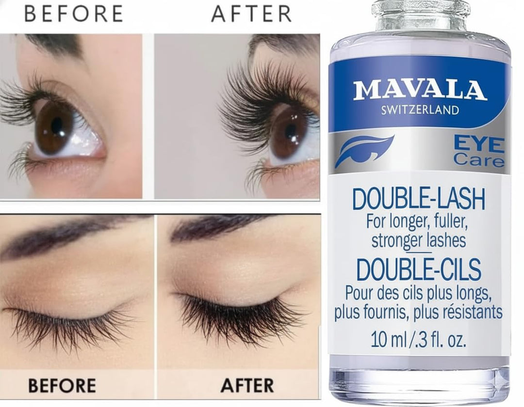 Mavala Double Lash- Strengthens Lashes Eyebrows For A Longer, Denser Stronger Effect, 10 ml (1er Pac