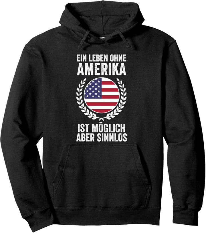 Amerika Amerika Amerikaner Amerikanisch USA Pullover Hoodie