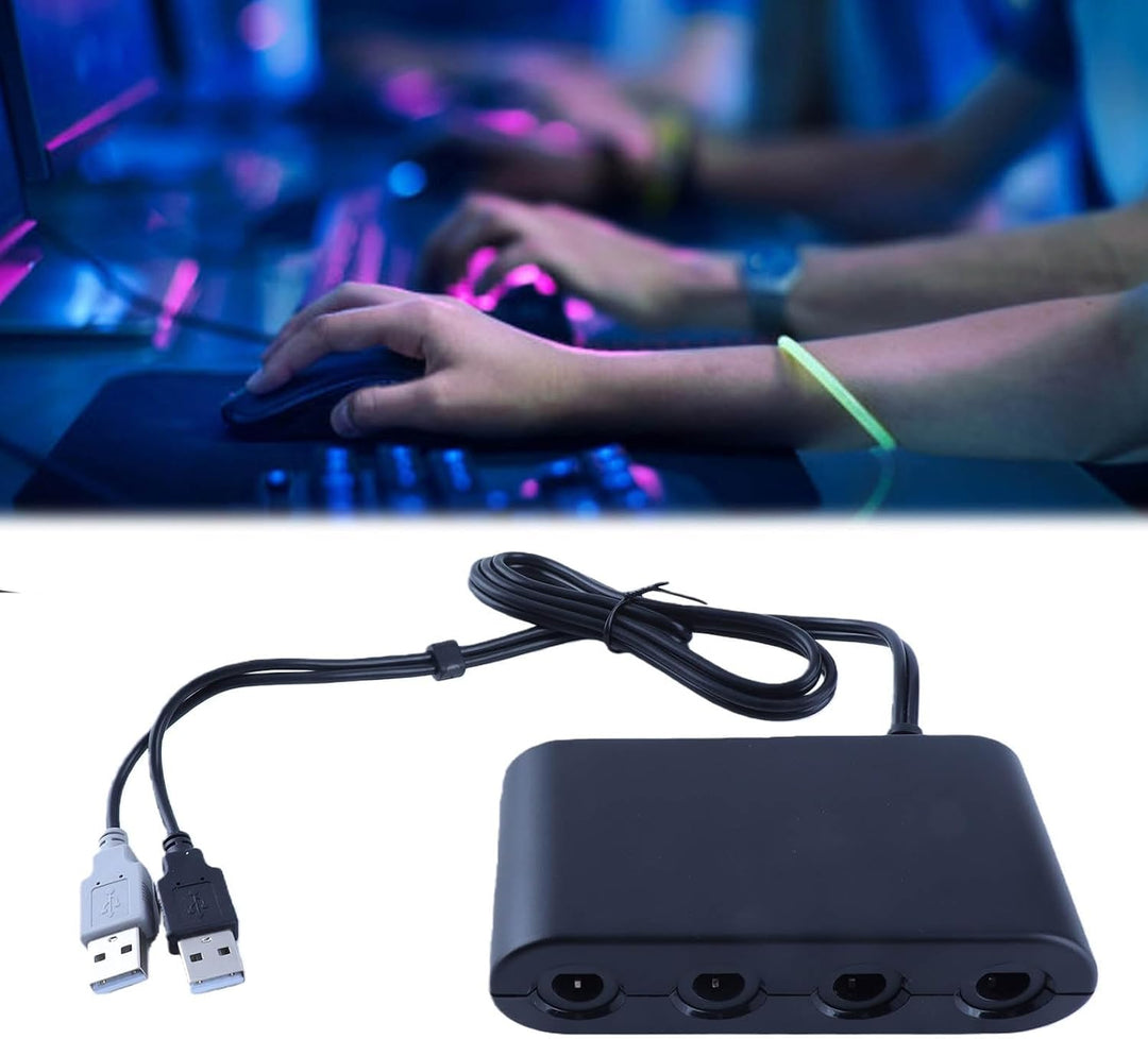 Controller Adapter für, Controller Adapter für Wii U, PC, für Switch, 4 Ports 3 in 1 Game Controller