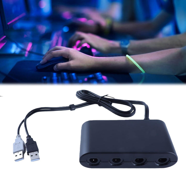 Controller Adapter für, Controller Adapter für Wii U, PC, für Switch, 4 Ports 3 in 1 Game Controller