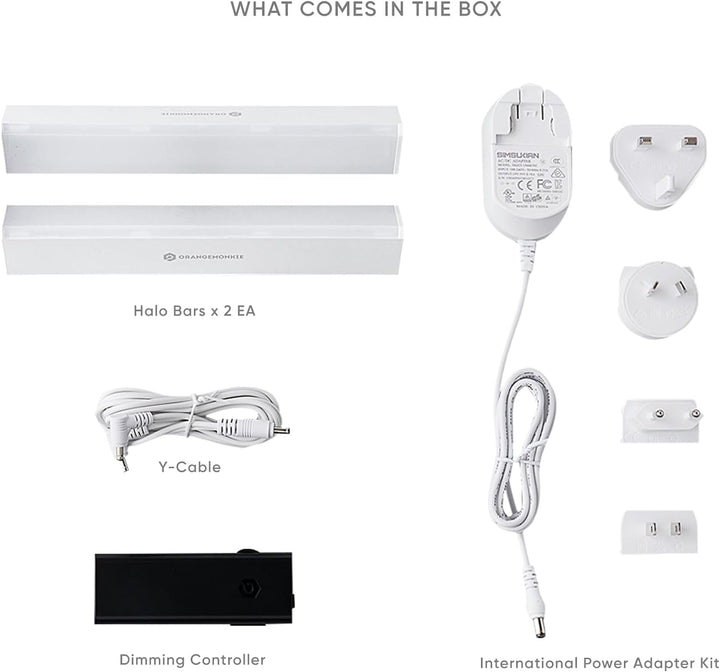 Halo Bar Einzel-Set (Magnetischer Struktur-Leuchtständer Dimmbare Zusatz-LED-Leuchtbalken für Fotost