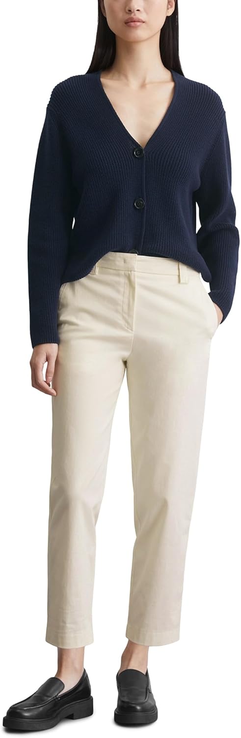 Marc O´Polo Damen Long Sleeve Cardigan Sweater XS Blau, XS Blau