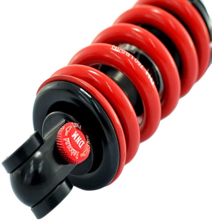 DNM DV22AR Mountainbike-Spiralfeder hinten Stossdämpfer 165 x 35 mm, rote Schraubenfeder ST1946