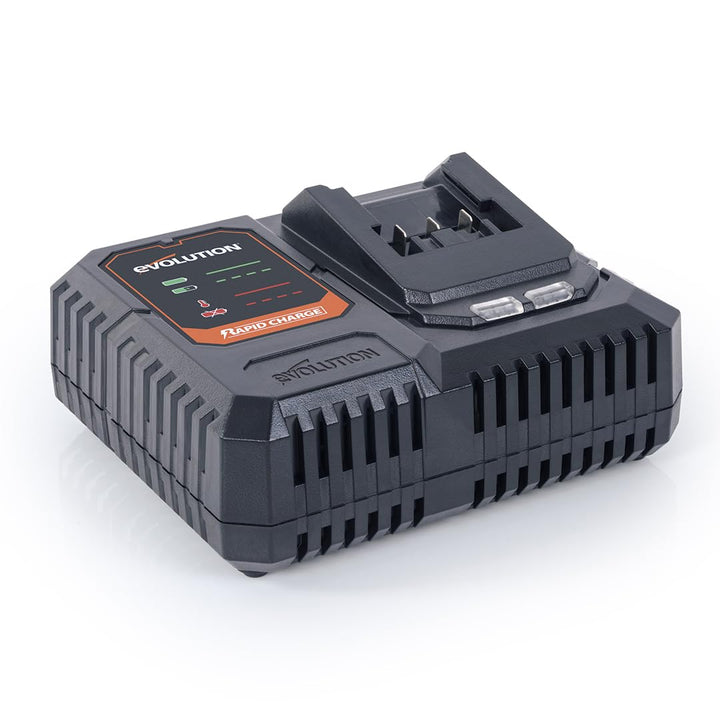 Evolution Power Tools Einzelladegerät für Lithium-Ionen-Akkus Ladegerät Einfach-Ladegerät, Ladegerät