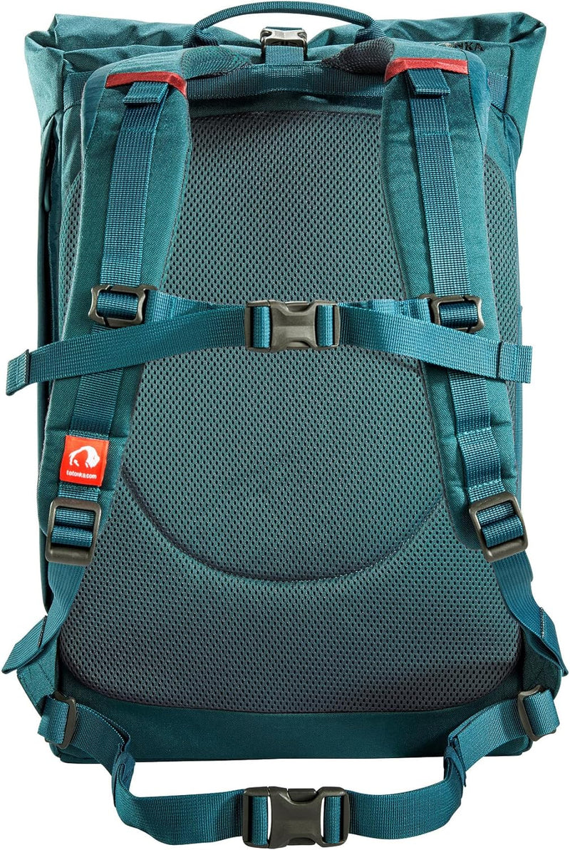 Tatonka 34l Daypack Grip Rolltop Pack - Rucksack mit Rollverschluss und 15 Laptopfach - 34 Liter Tea