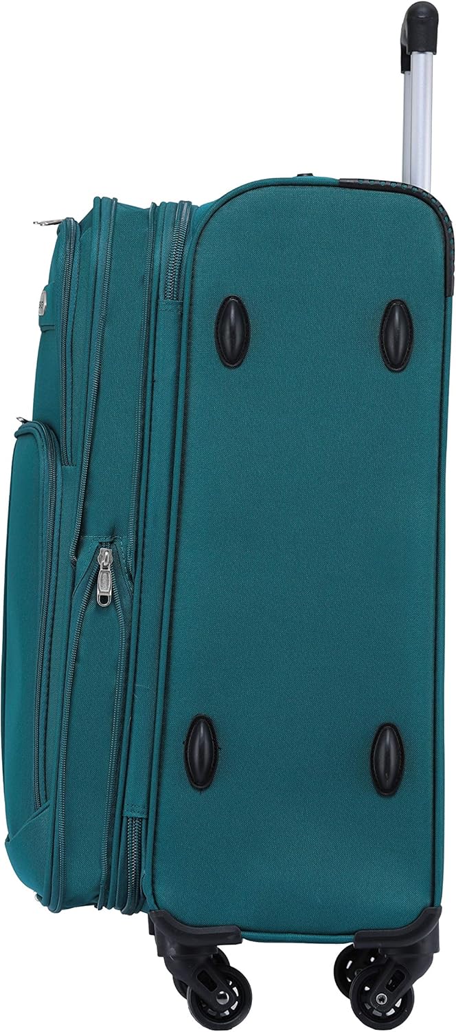 BEIBYE 4 Rollen Reisekoffer 3tlg.Stoffkoffer Handgepäck Kindergepäck Gepäck Koffer Trolley Set-XL-L-