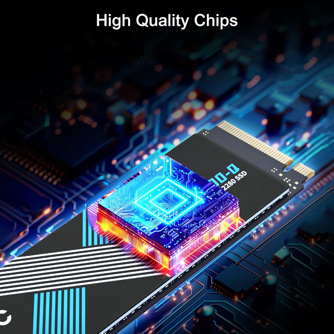 Netac NV7000-Q 1TB PCIe 4.0 Nvme SSD 1TB Internes Solid-State-Laufwerk bis zu 7100MB/s für PC Gamer