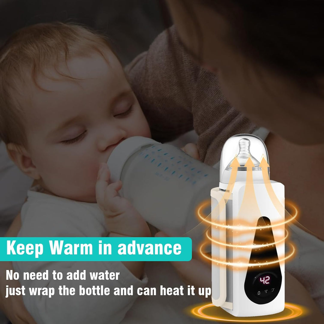 Flaschenwärmer Baby, Flaschenwärmer Baby Unterwegs für alle Flaschen, Einstellbare Temperatur Babyfl