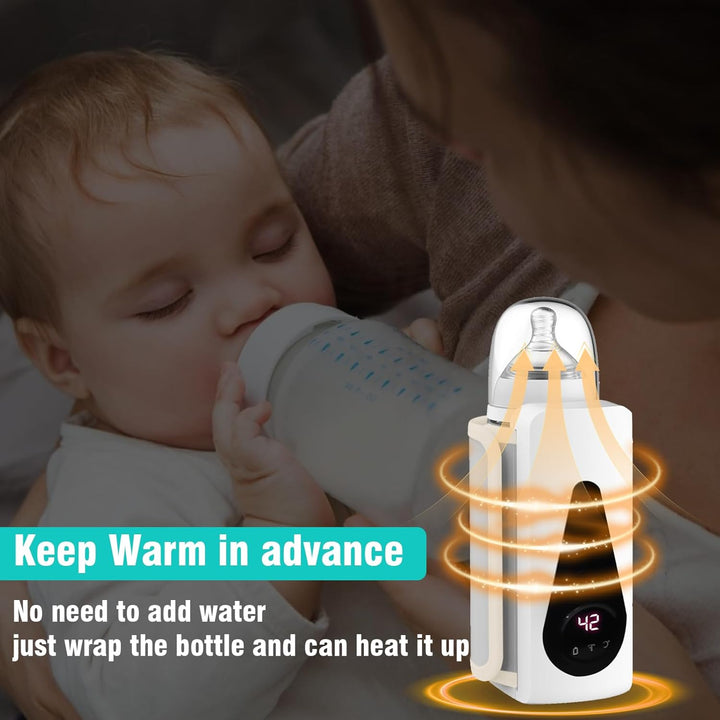 Flaschenwärmer Baby, Flaschenwärmer Baby Unterwegs für alle Flaschen, Einstellbare Temperatur Babyfl