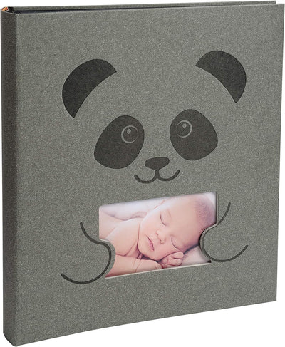 Exacompta 16561E Premium Fotoalbum Zephire mit Pandamotiv, 30 Seiten, rechteckig, perfekt für Ihre B