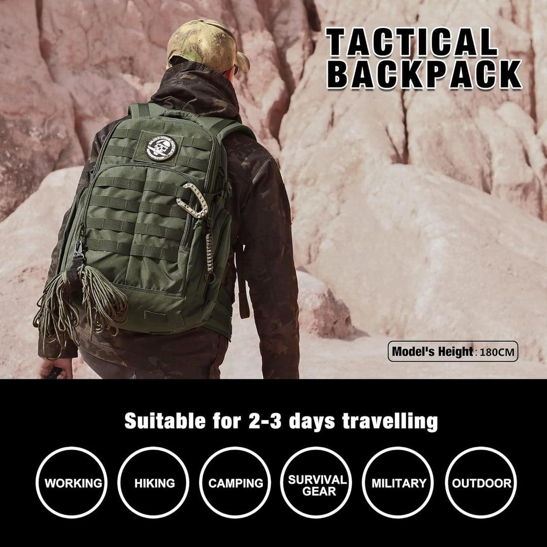Mardingtop 25L/28L/40L Militär Rucksack Herren Arbeit für Taktischer Assault Wandern Reisen Outdoor