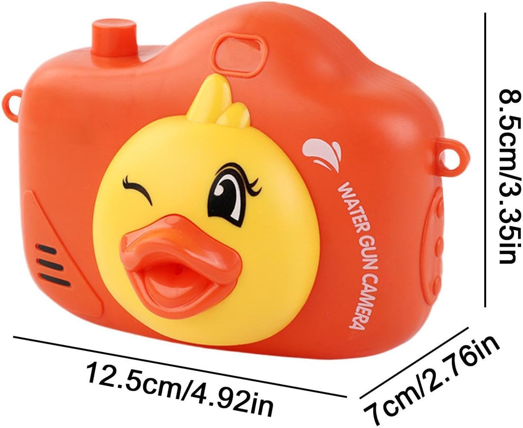 Streichkamera Wasserspielzeug Cartoon Enten Kamera Spritzspiele | Taschengrösse Tier Spritzspielzeug