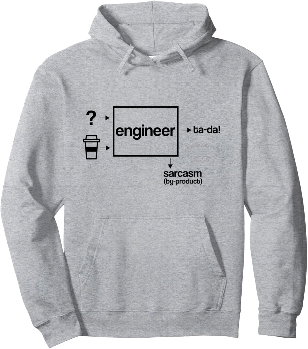 Kaffeetechnik Sarkasmus Ta Da Pullover Hoodie