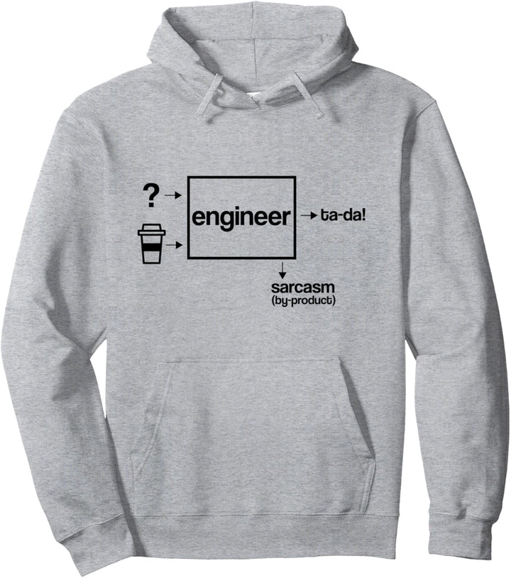 Kaffeetechnik Sarkasmus Ta Da Pullover Hoodie