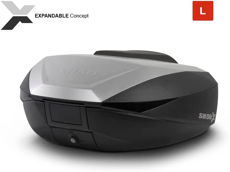 Expandable Top Case SH59X Aluminium Single, Single