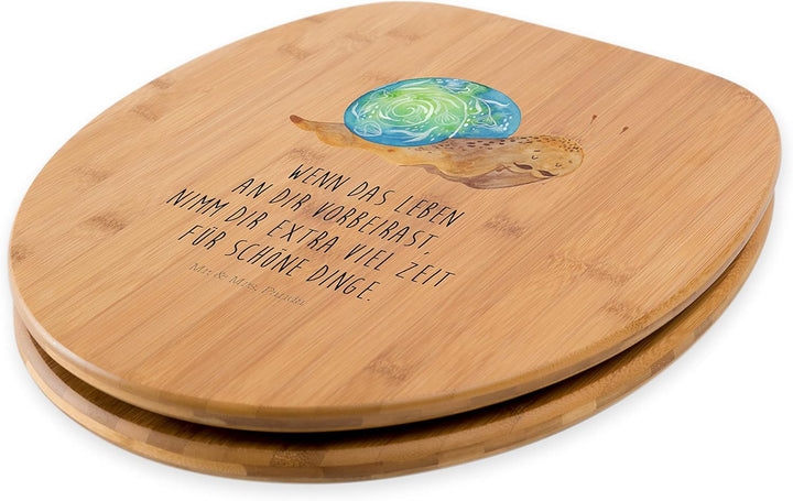 Mr. &amp; Mrs. Panda Motiv WC Sitz Sir Schneckalot - Geschenk, WC-Sitz, Klodeckel, Toilette, Tiermotive,