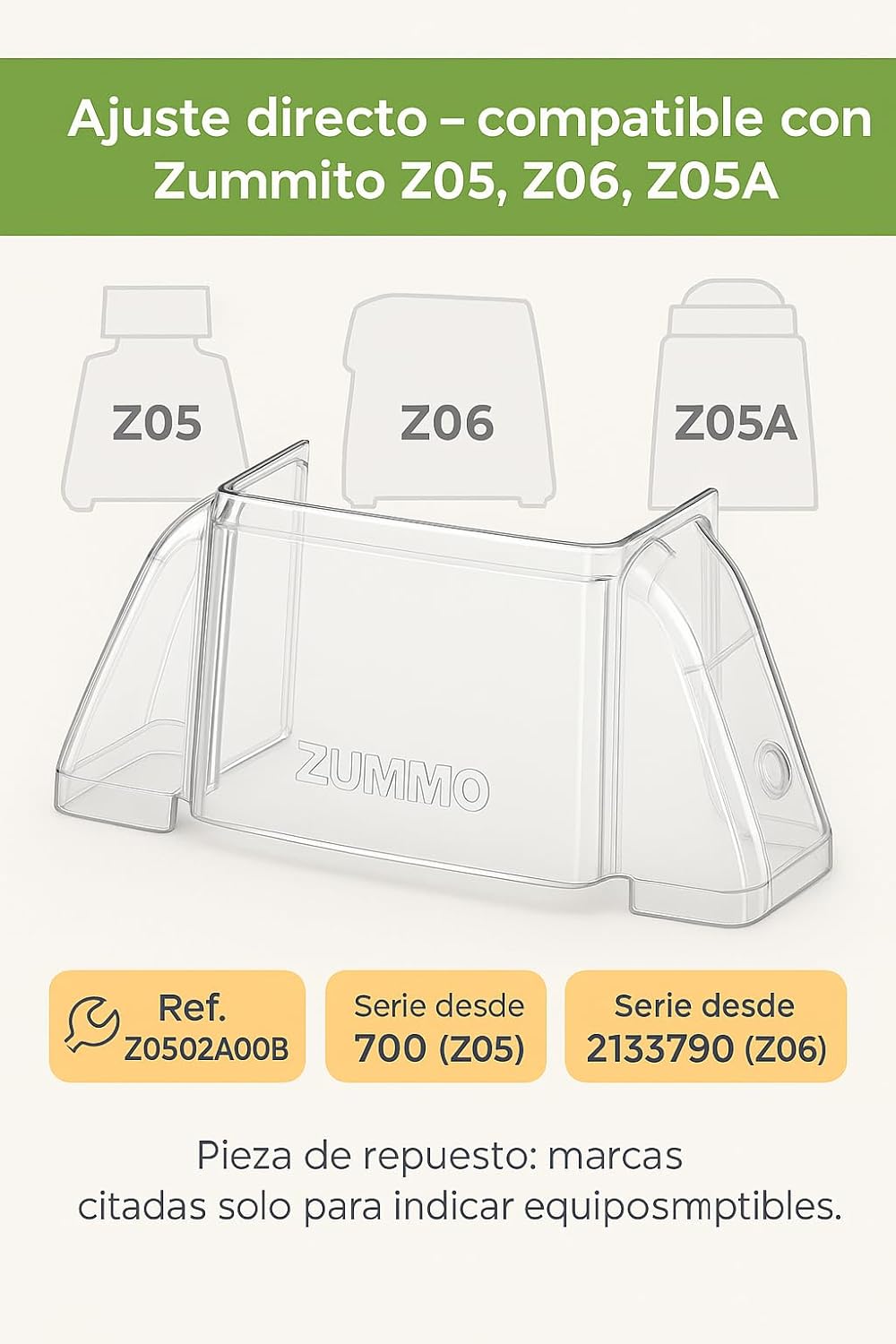 CubetasGastronorm - Zummito Z0502A00B Zummo Frontgehäuse