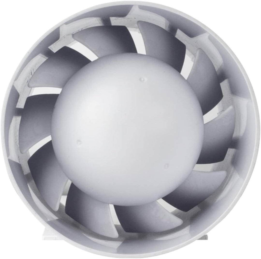 Kanal Rohrventilator Rohreinschub Abluft Lüfter Rohr Ventilator Leise Ø 150 mm 15 cm Rohrlüfter 20W