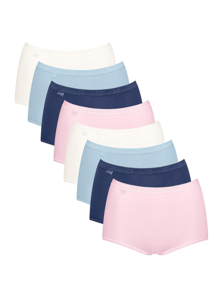 Sloggi Damen 24/7 Micrfib MD3P Taillenslip 40 Basic+ Maxi Multiple Colours 19, 40 Basic+ Maxi Multip