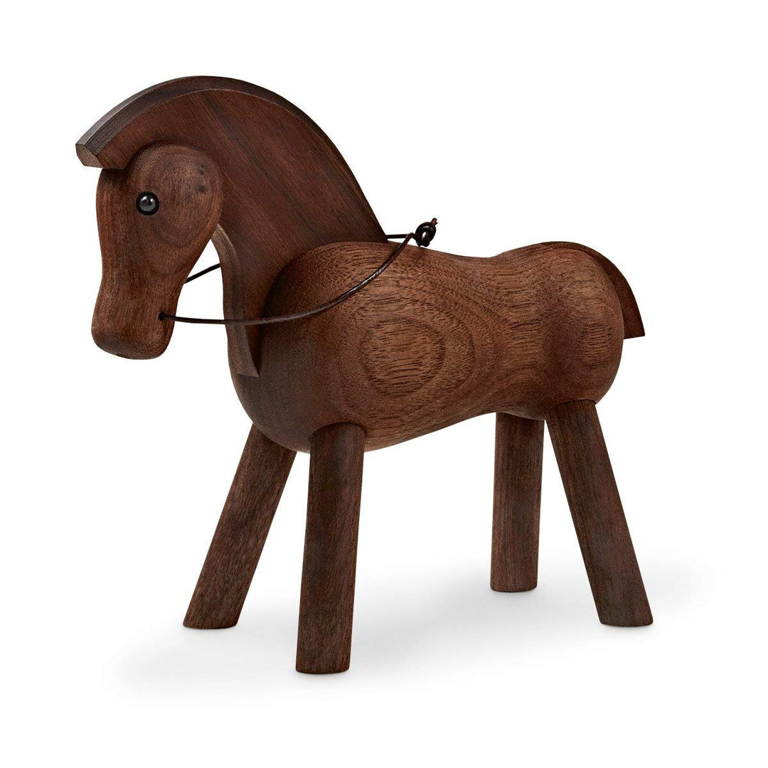 Kay Bojesen Pferd Figuren 14 cm Holzfiguren Weihnachtsdekoration, Holz Walnuss Dunkel, Walnuss Dunke
