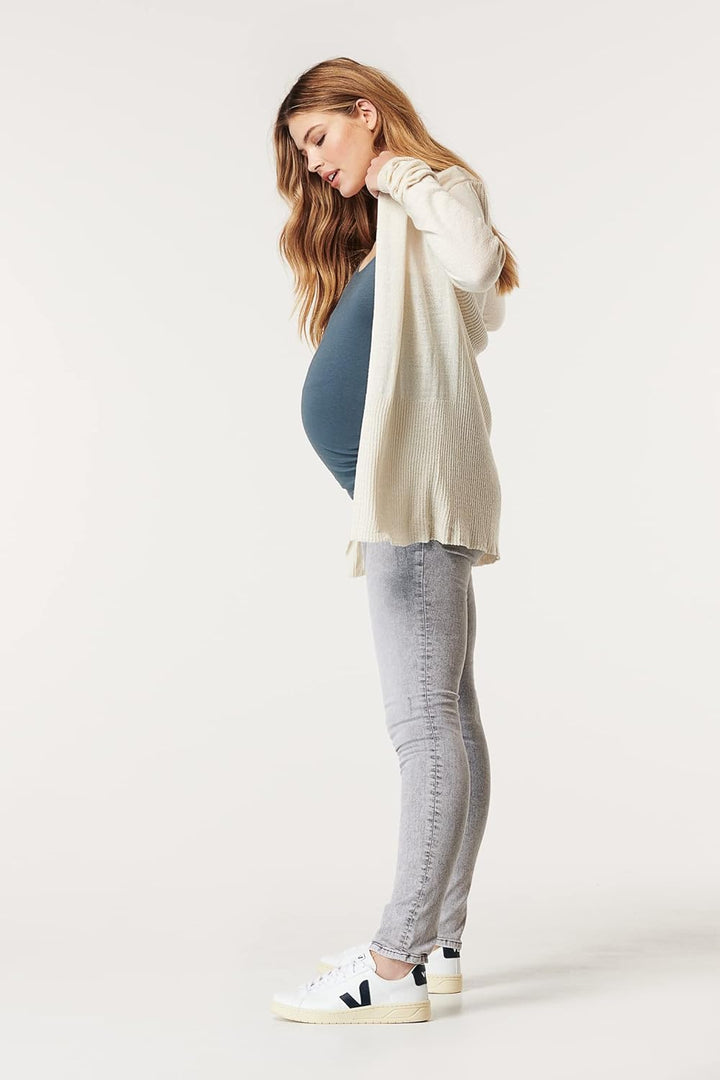 Noppies Damen Cardigan Long Sleeve Knox Strickjacke 38 Turtledove - P772, 38 Turtledove - P772