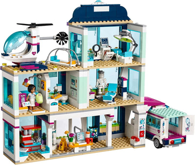 LEGO Friends 41318 - "Heartlake Krankenhaus Konstruktionsspiel, bunt, Heartlake Krankenhaus