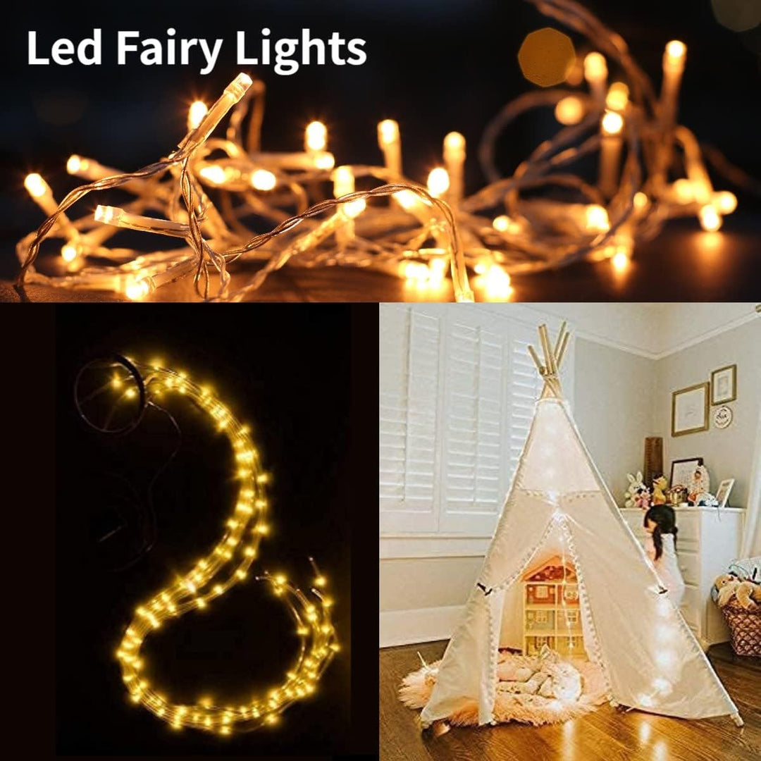 Vercico Fee Lichterketten Batterie Indoor Kinder Schlafzimmer Tipi Zelt Beleuchtung Dekoration LED L