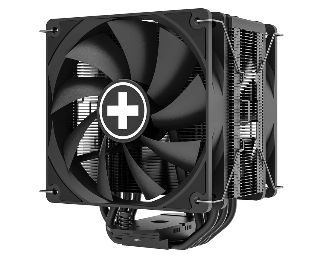 Xilence M705D AMD und Intel CPU Kühler, 2x 120mm Black PWM Lüfter, 220W TDP, schwarz